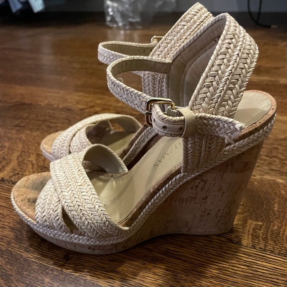 Stuart Weitzman Minx Wedge Sandals - Picture 2 of 6